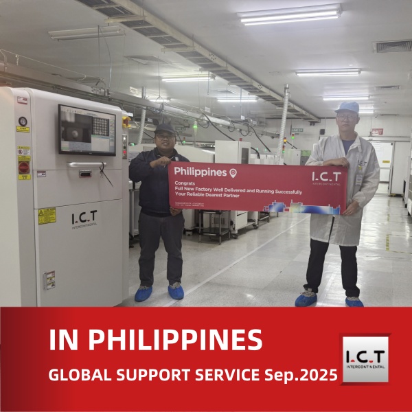 IKT oversøisk support til inline lasermærkningsmaskine på Filippinerne