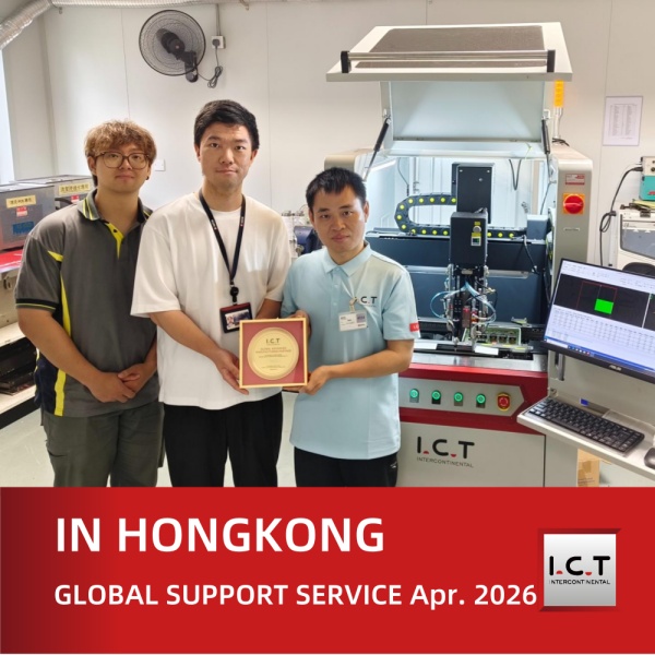 ICT Global teknisk support til Conformal Coating Machine i Hong Kong