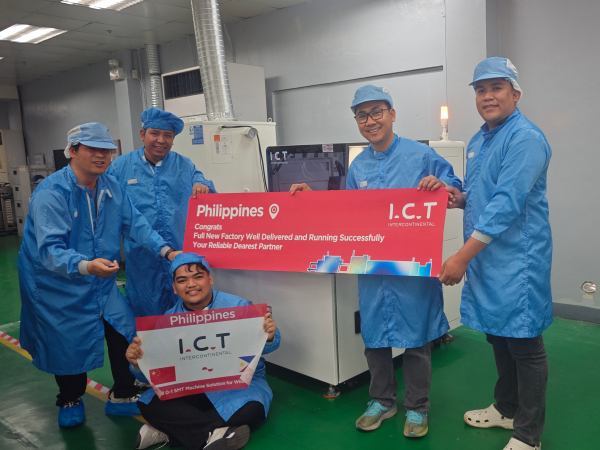 ICT Global teknisk support til PCB-afskærmning i Filippinerne